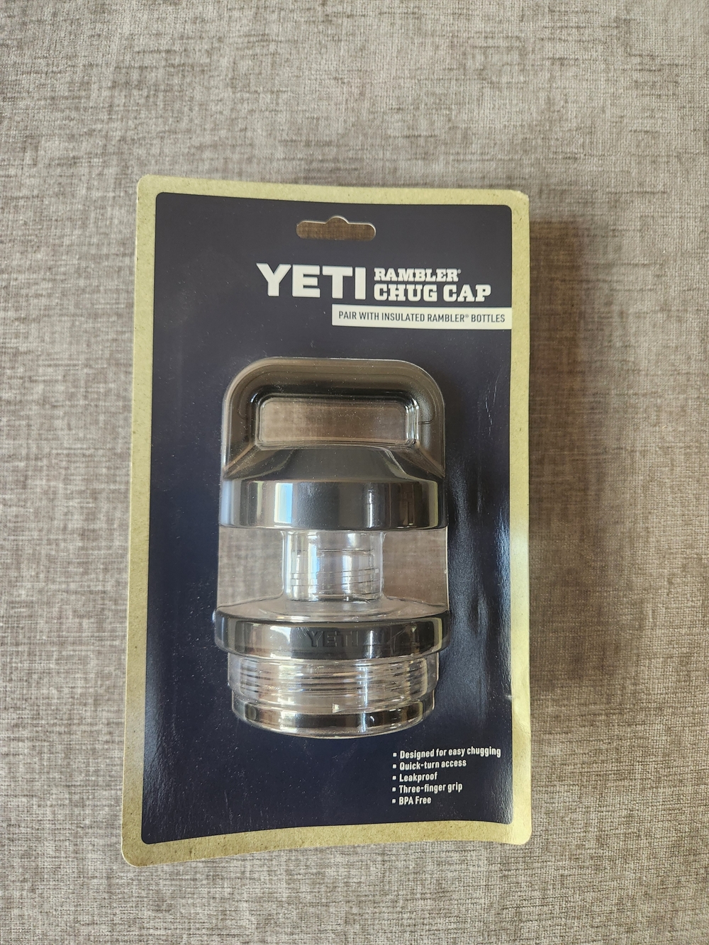 YETI Rambler Chug Cap - Black/Clear